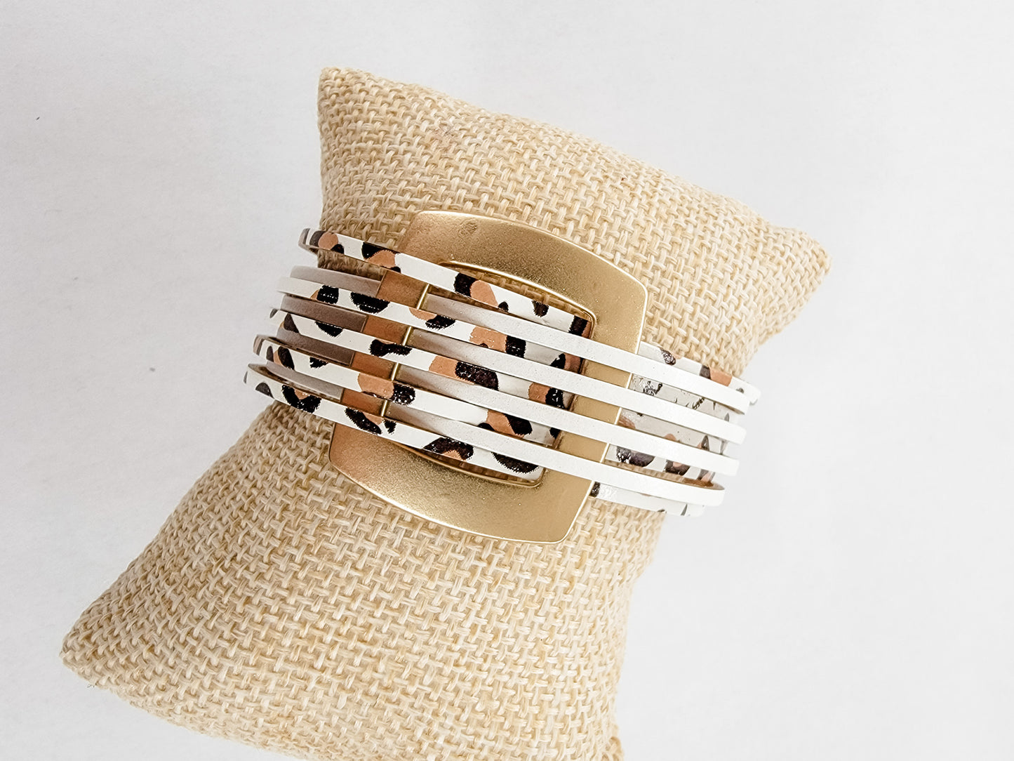 Two-Tone Square Magnetic Bracelet - Variety