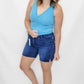 Judy Blue Mid-Rise, Cut Off Shorts - JB15258