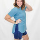 Judy Blue Mid-Rise, Cut Off Shorts - JB15258